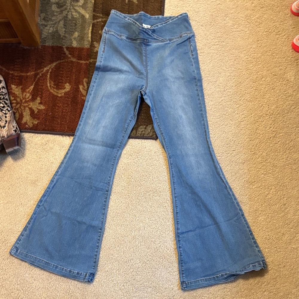 We The Free Light Blue Flare Jeans